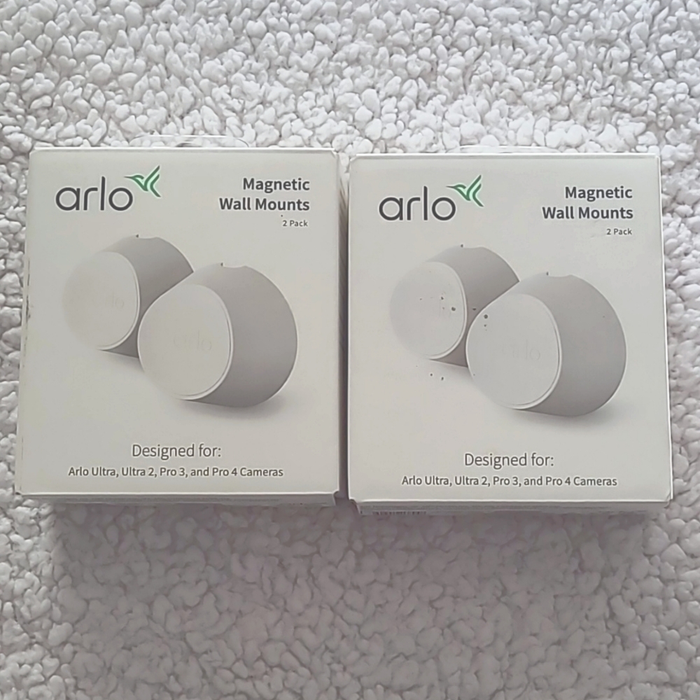 Arlo Magnetic Wall Mounts X2 New In Box